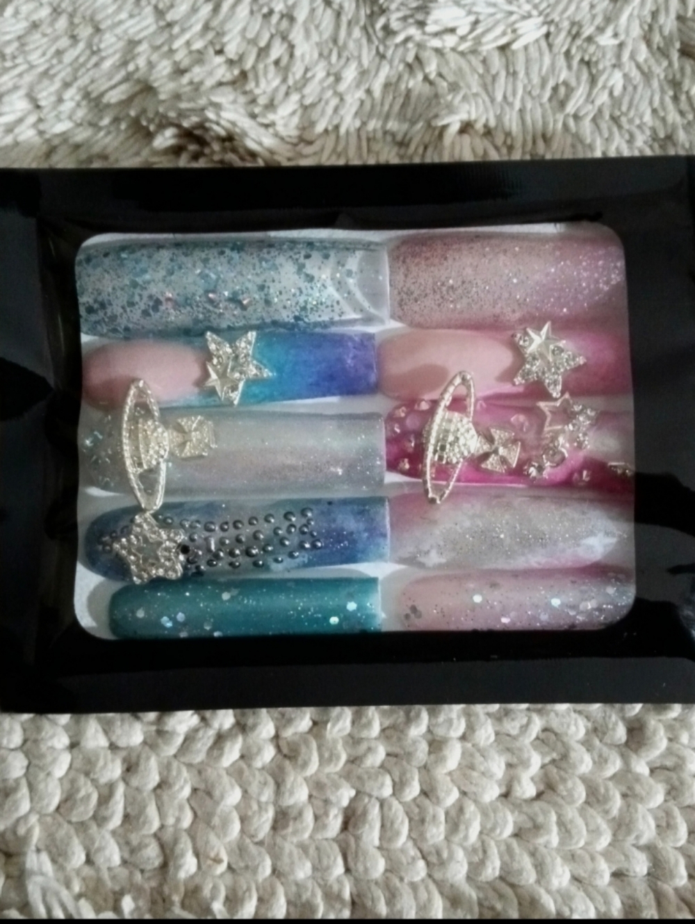 Star Wars Galaxy Hand-made hand nails